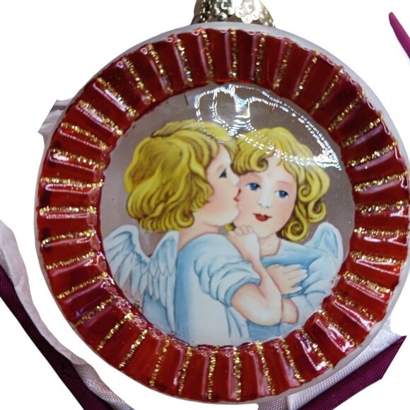 Old World Christmas Angel & Star Glass Ornament - Picture 5 of 8